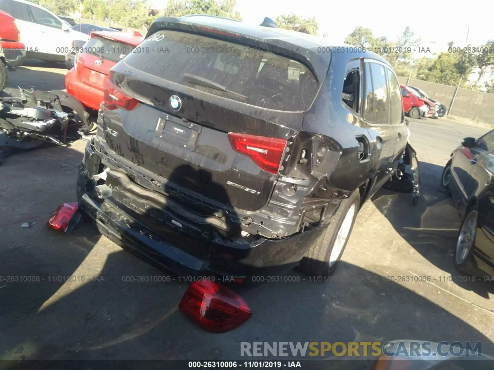 4 Photograph of a damaged car 5UXTR7C56KLF27644 BMW X3 2019