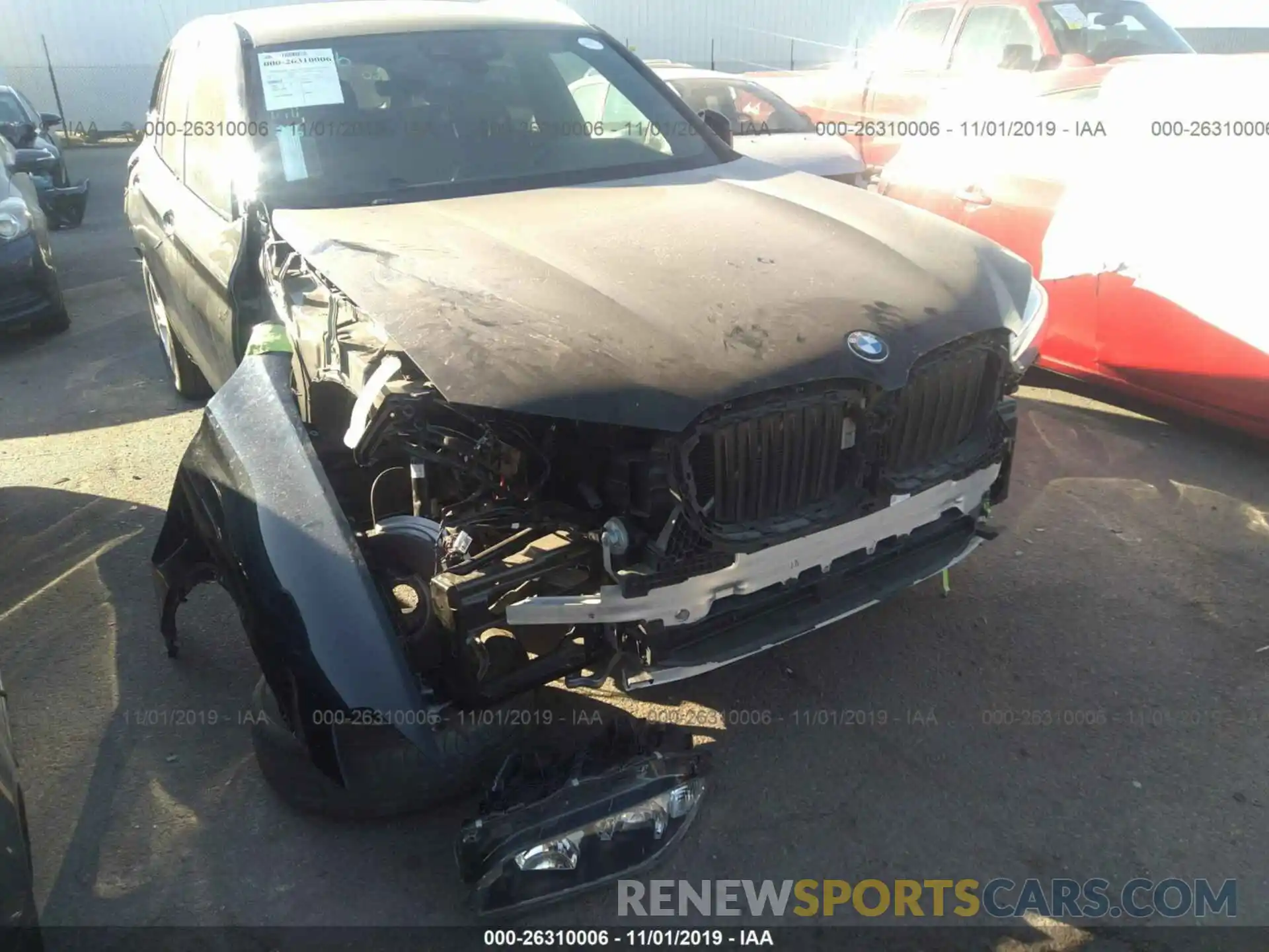 6 Photograph of a damaged car 5UXTR7C56KLF27644 BMW X3 2019