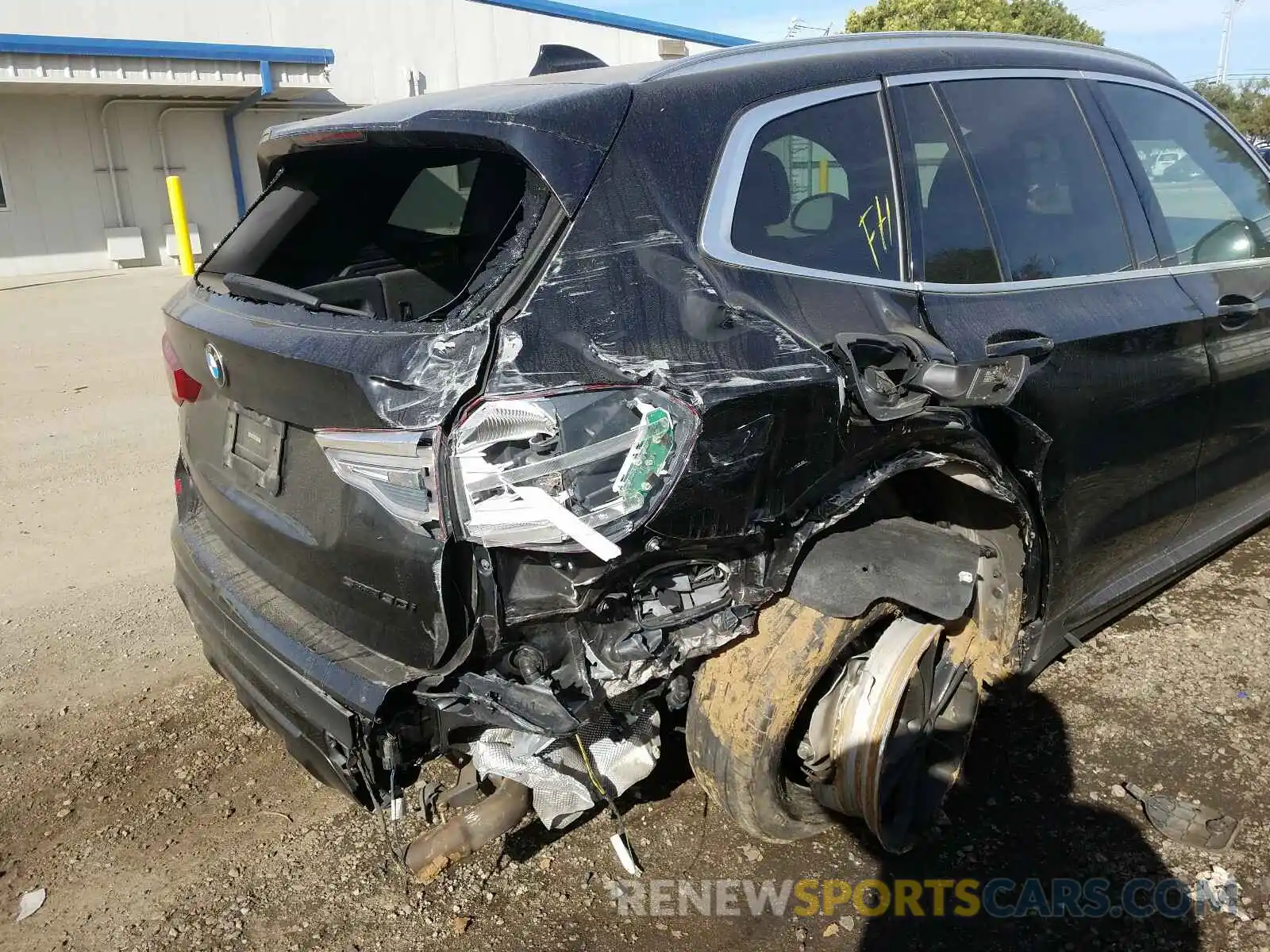 9 Photograph of a damaged car 5UXTR7C56KLF27790 BMW X3 2019