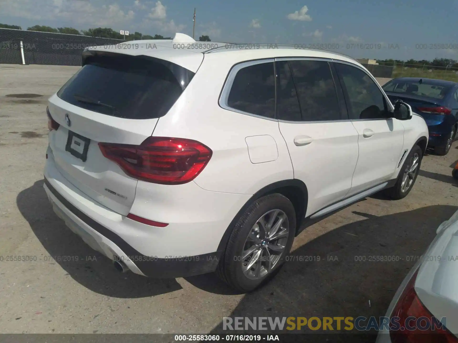 4 Photograph of a damaged car 5UXTR7C56KLF30687 BMW X3 2019