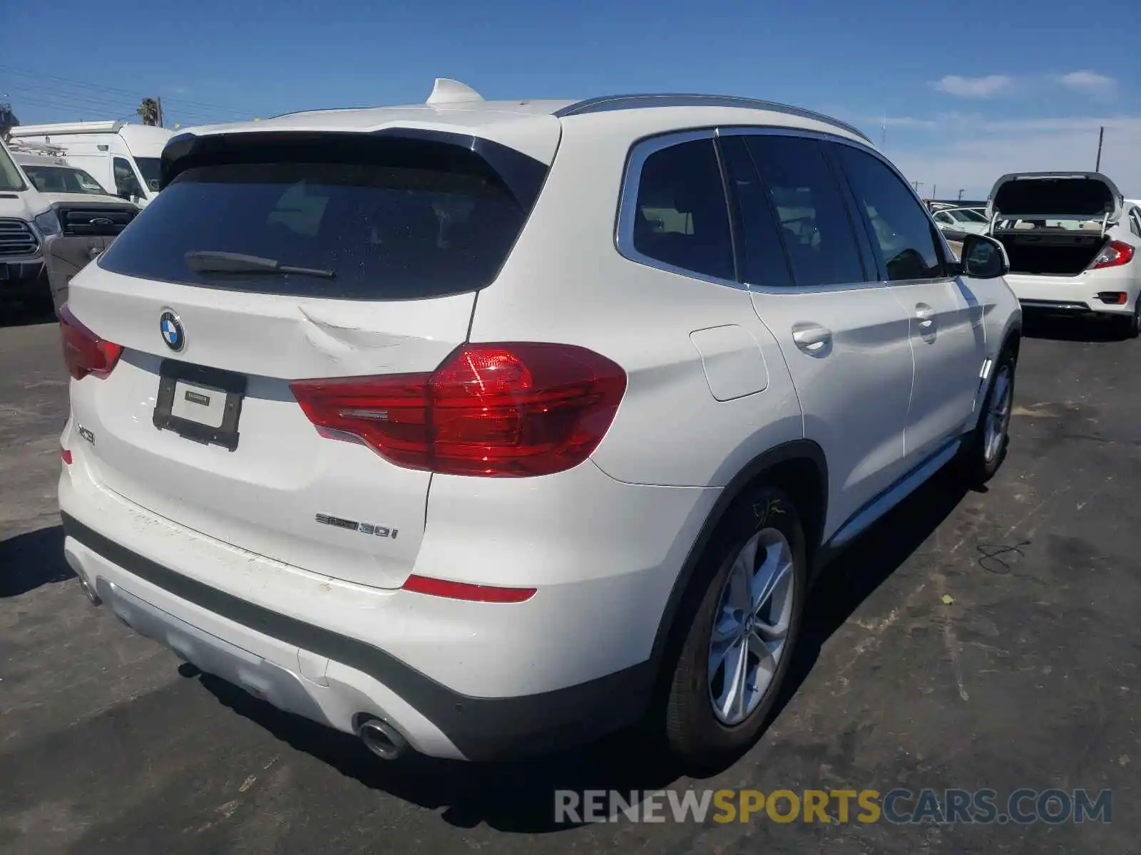 4 Photograph of a damaged car 5UXTR7C56KLF30785 BMW X3 2019