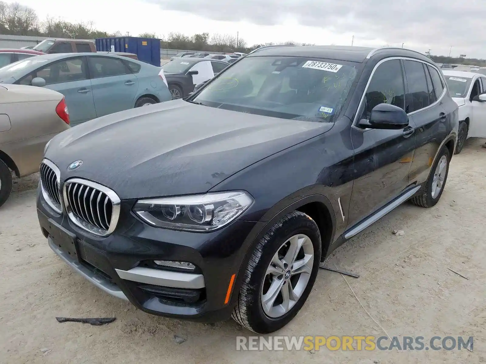 2 Photograph of a damaged car 5UXTR7C56KLF33721 BMW X3 2019