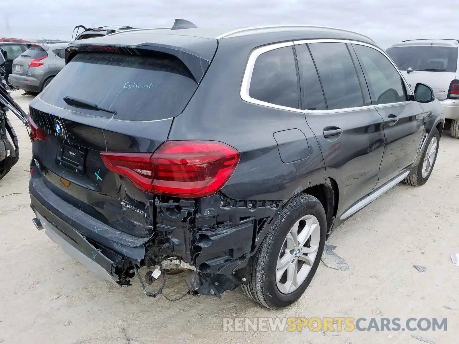 4 Photograph of a damaged car 5UXTR7C56KLF33721 BMW X3 2019