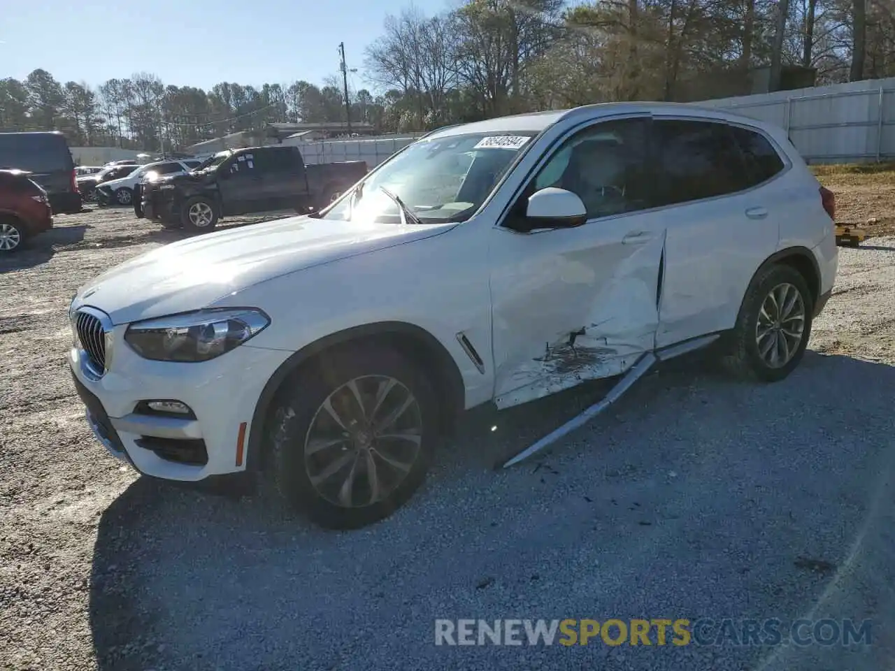 1 Photograph of a damaged car 5UXTR7C56KLF33945 BMW X3 2019