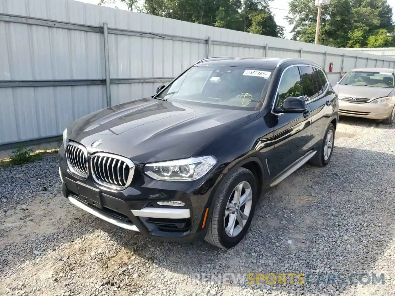 2 Photograph of a damaged car 5UXTR7C56KLF34254 BMW X3 2019