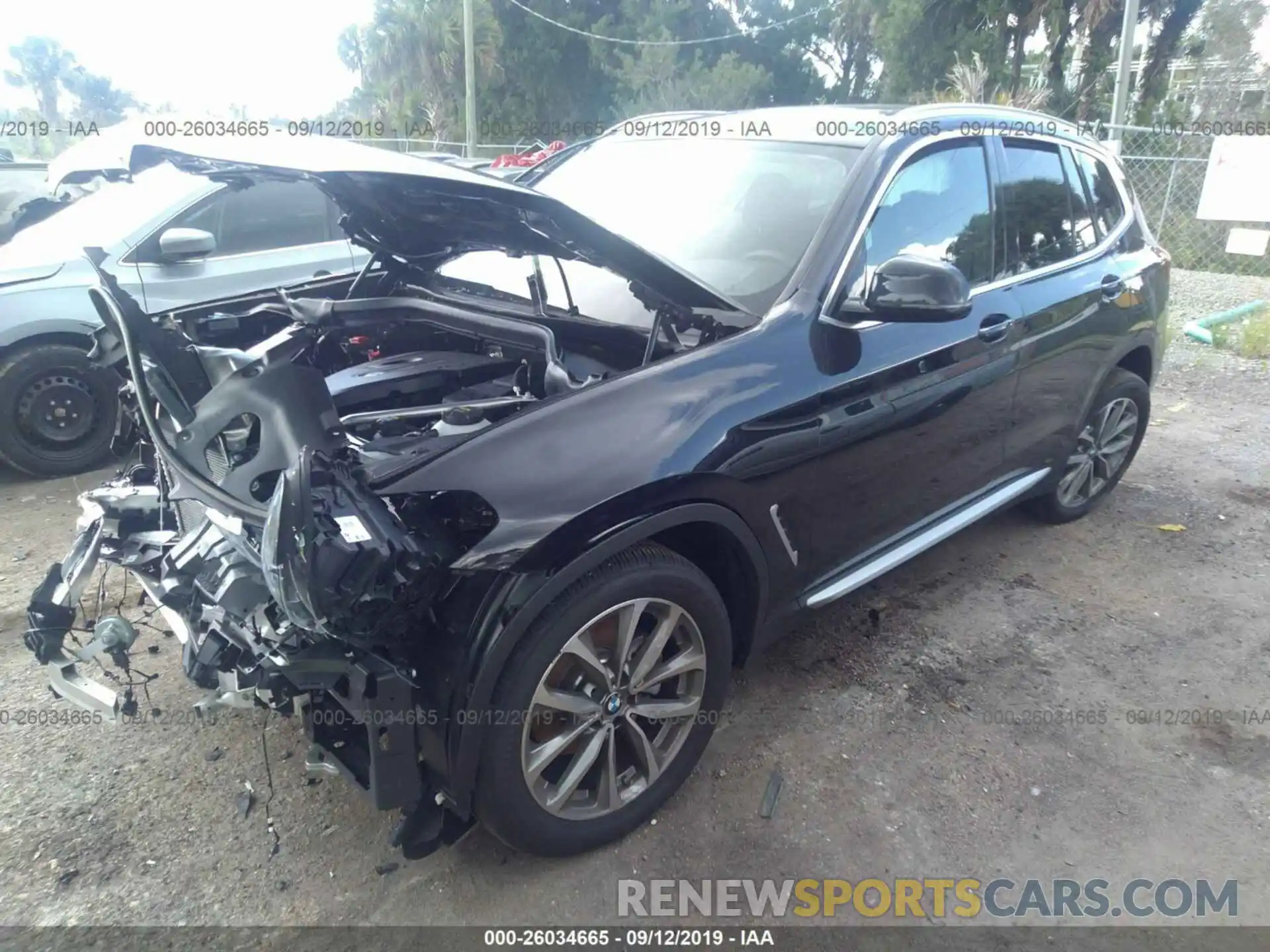 2 Photograph of a damaged car 5UXTR7C56KLF36277 BMW X3 2019