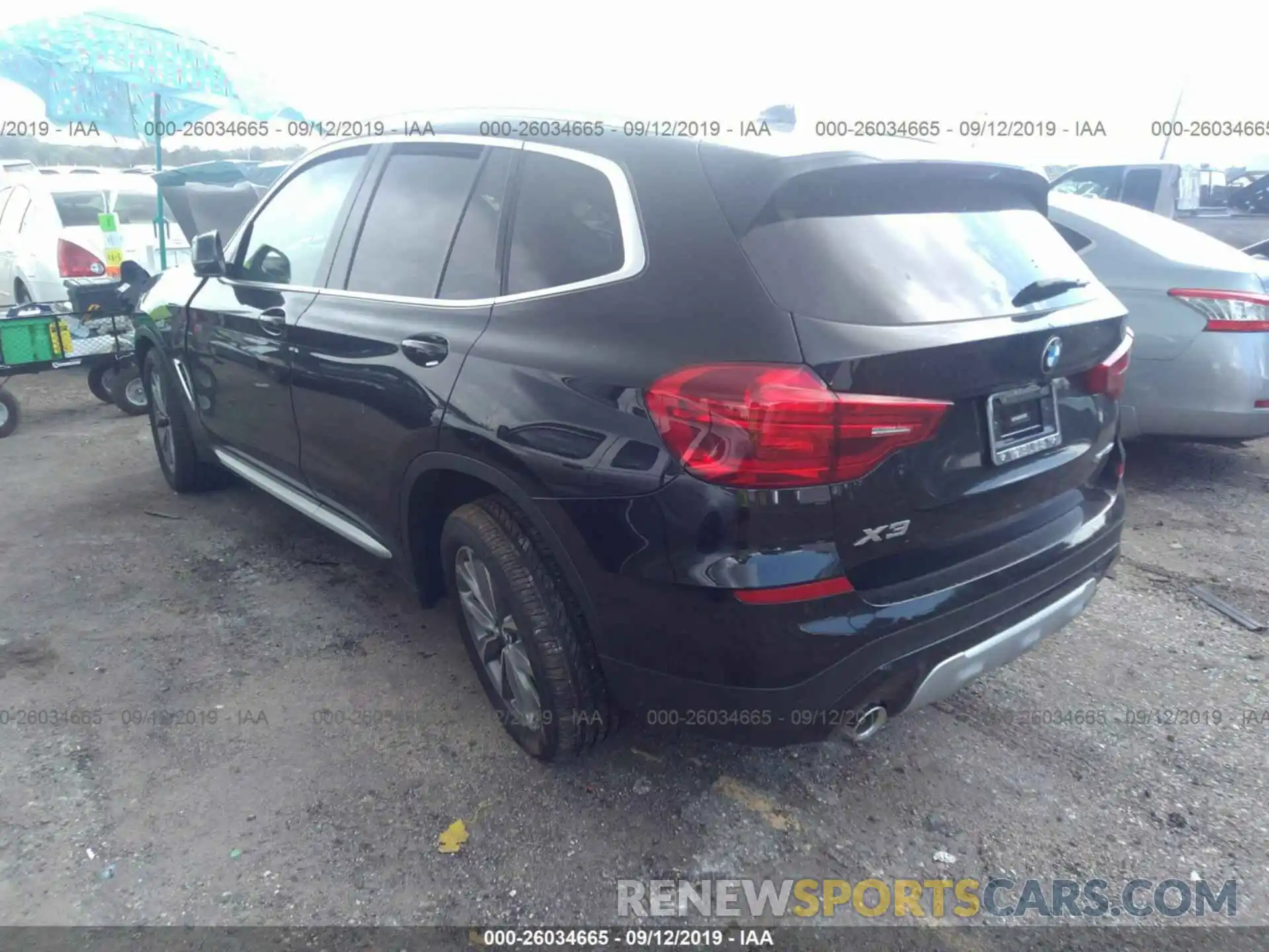 3 Photograph of a damaged car 5UXTR7C56KLF36277 BMW X3 2019