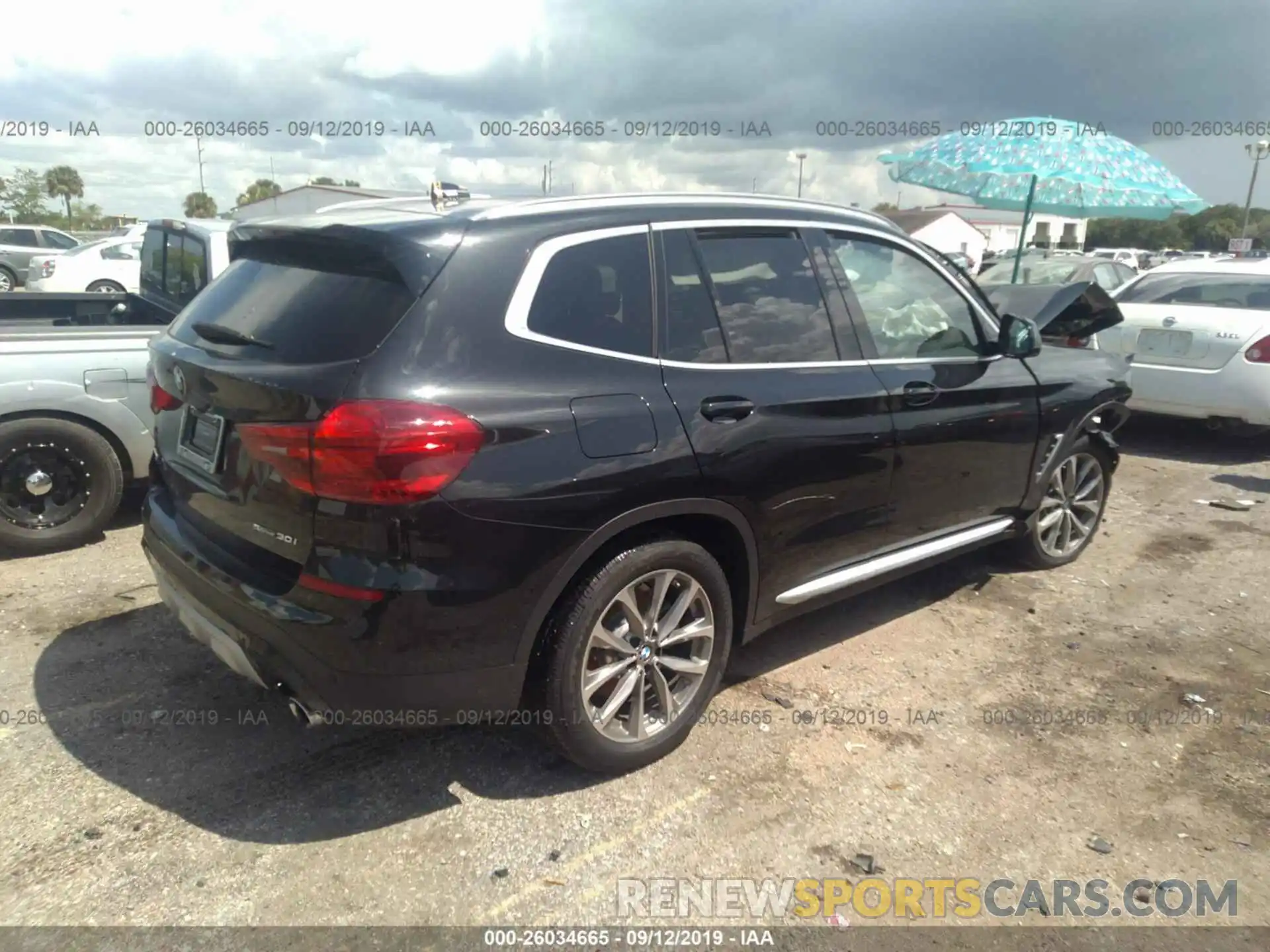 4 Фотография поврежденного автомобиля 5UXTR7C56KLF36277 BMW X3 2019