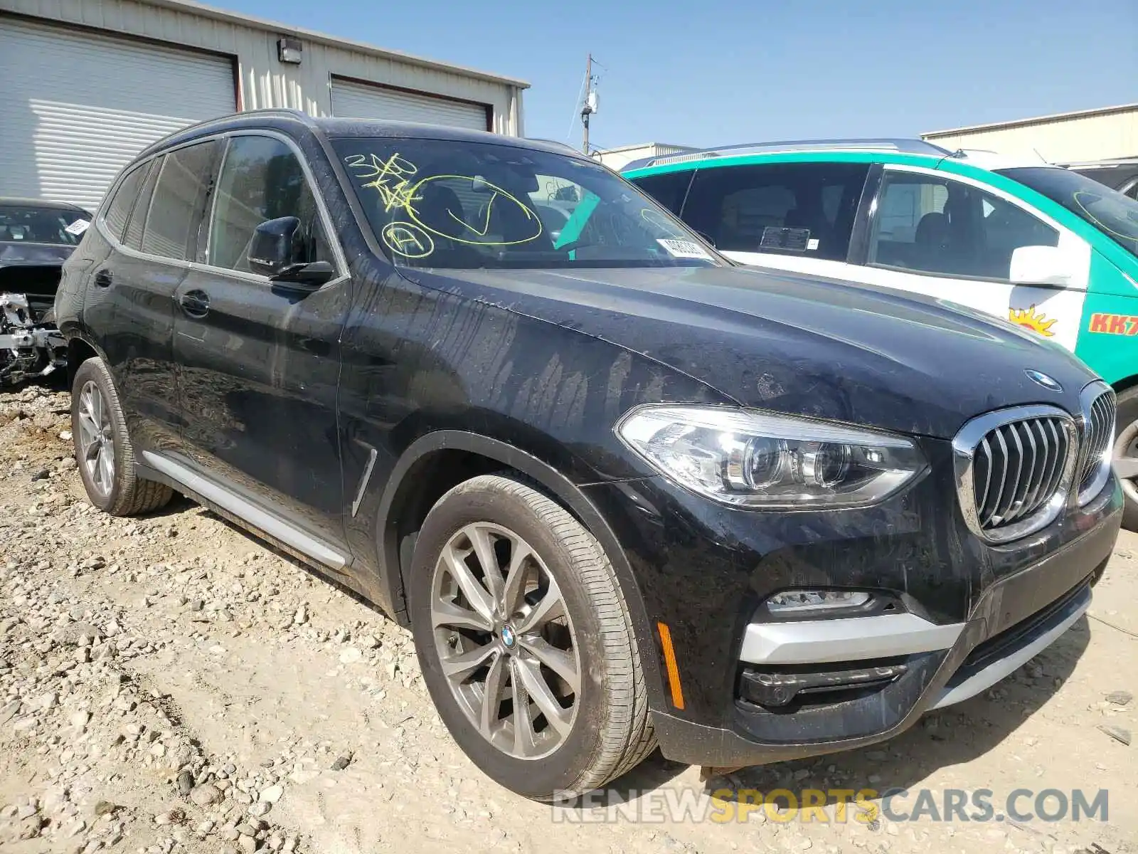 1 Photograph of a damaged car 5UXTR7C56KLF36974 BMW X3 2019