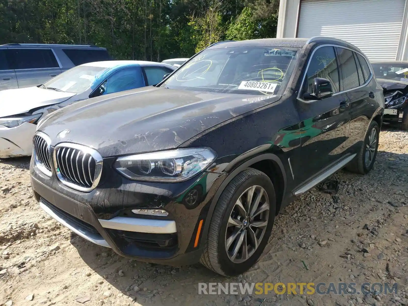 2 Photograph of a damaged car 5UXTR7C56KLF36974 BMW X3 2019