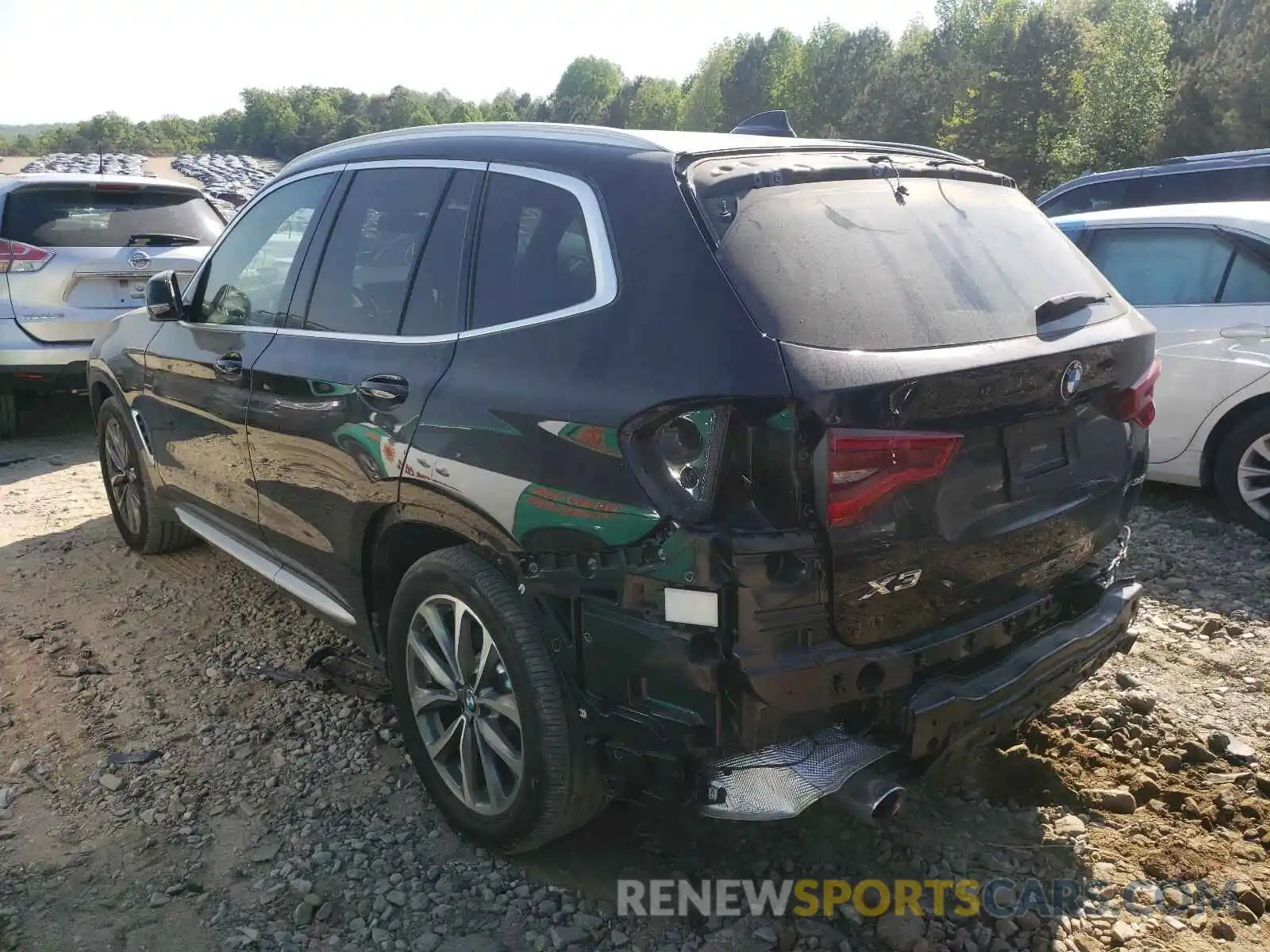 3 Photograph of a damaged car 5UXTR7C56KLF36974 BMW X3 2019