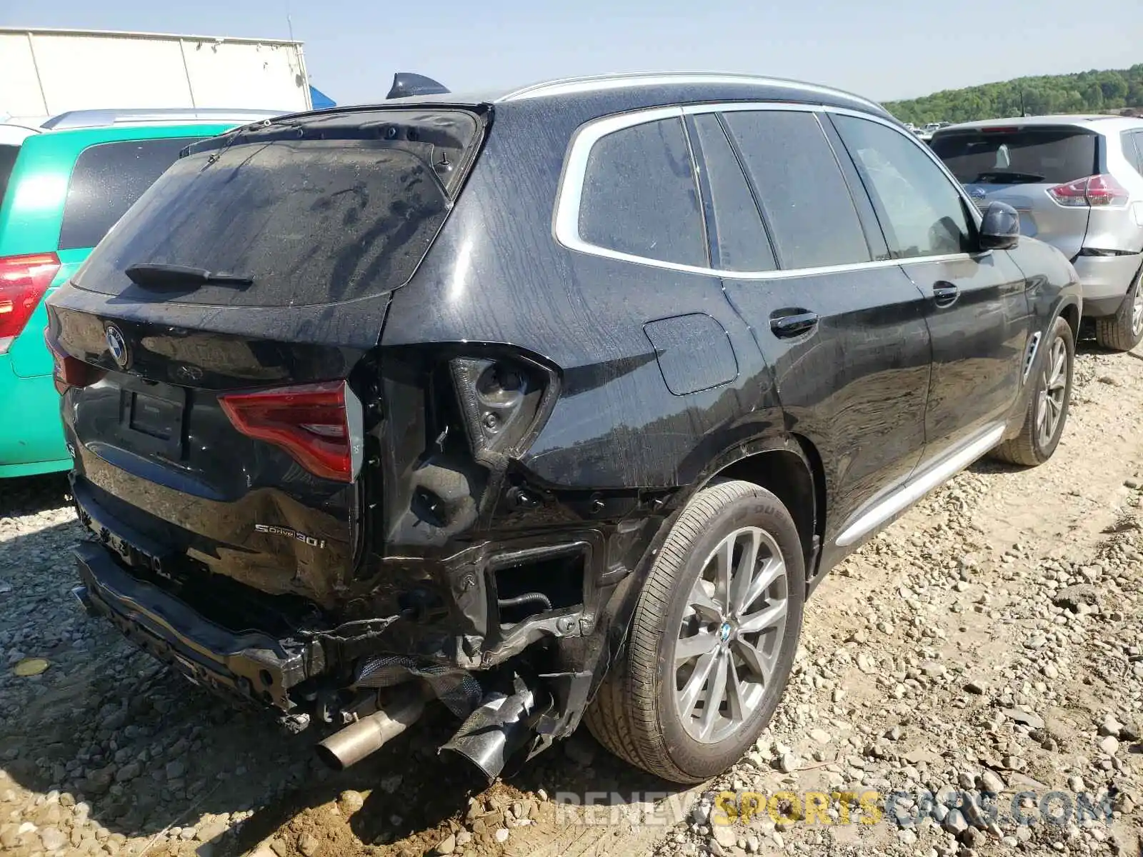 4 Photograph of a damaged car 5UXTR7C56KLF36974 BMW X3 2019