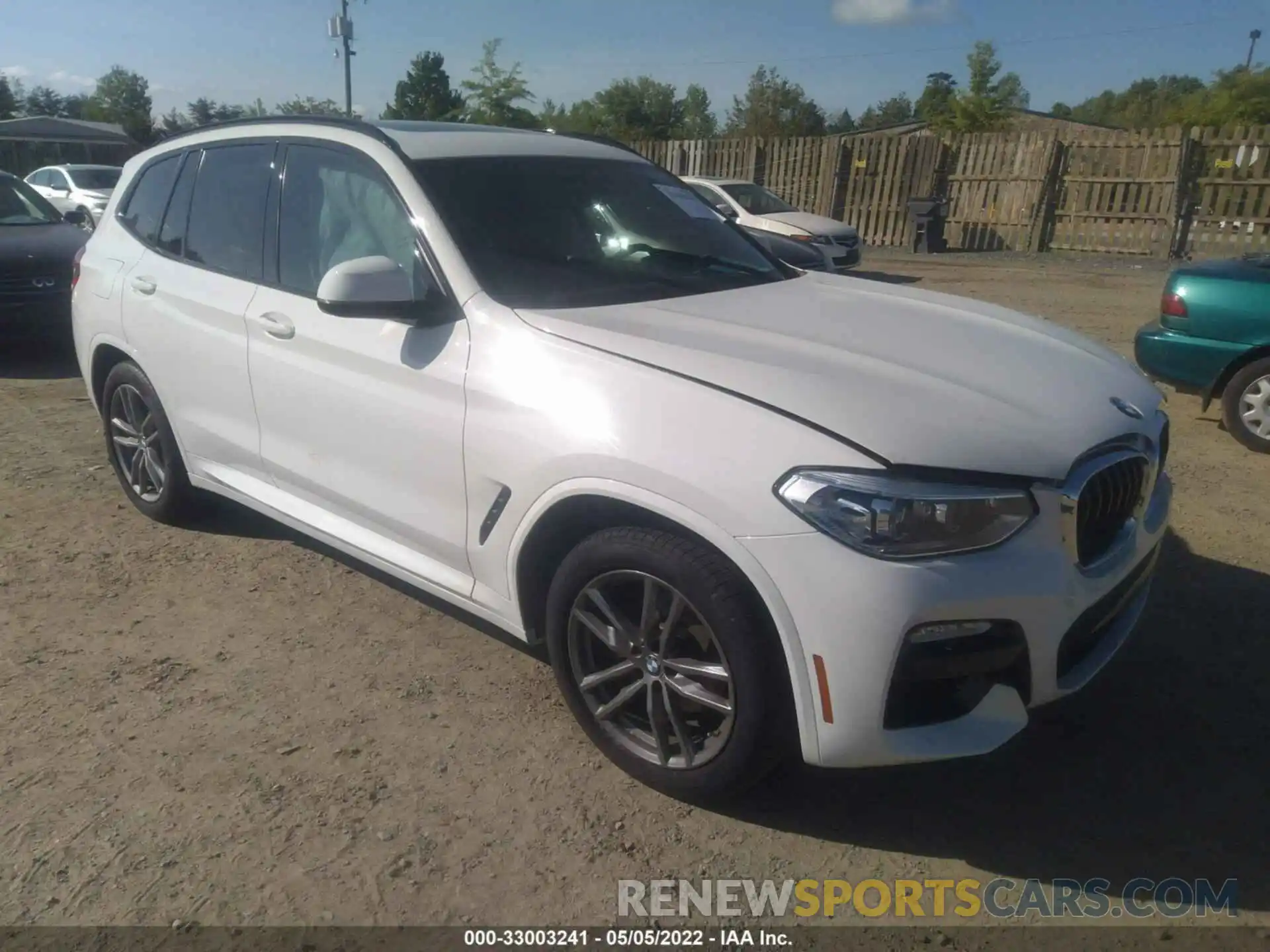 1 Photograph of a damaged car 5UXTR7C56KLF37302 BMW X3 2019