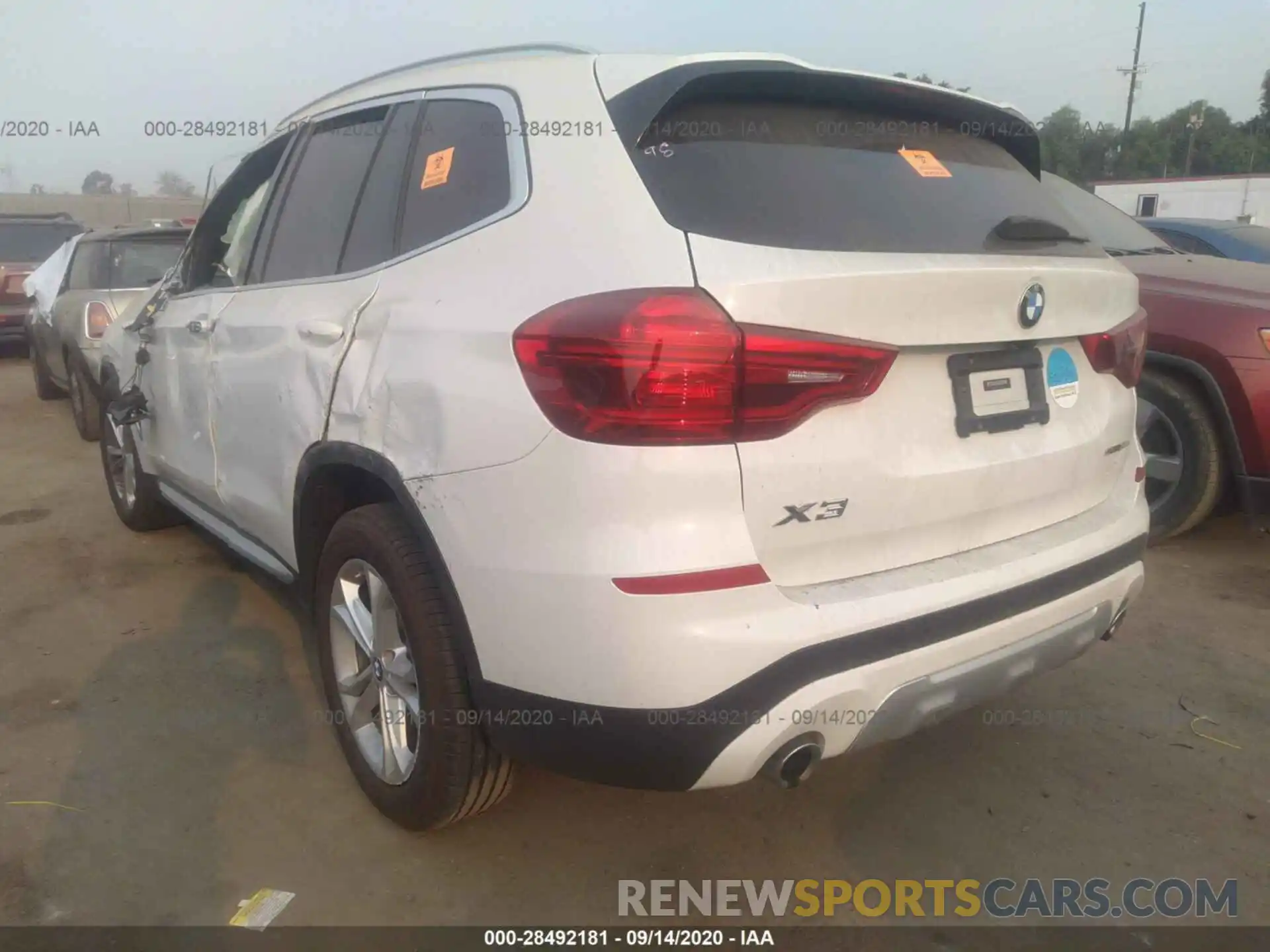 3 Photograph of a damaged car 5UXTR7C56KLF37638 BMW X3 2019