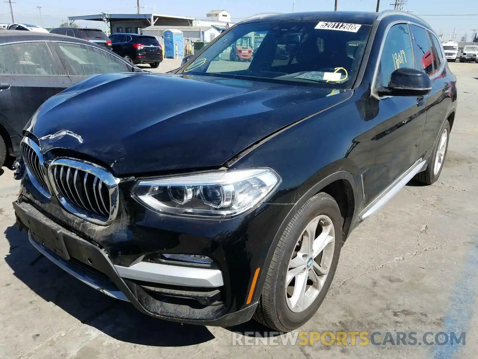 2 Photograph of a damaged car 5UXTR7C56KLR39530 BMW X3 2019