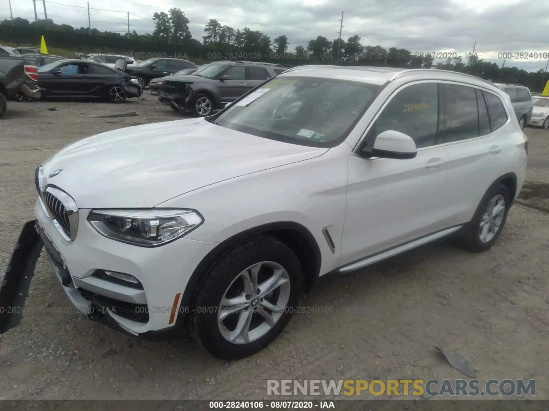 2 Photograph of a damaged car 5UXTR7C56KLR43836 BMW X3 2019