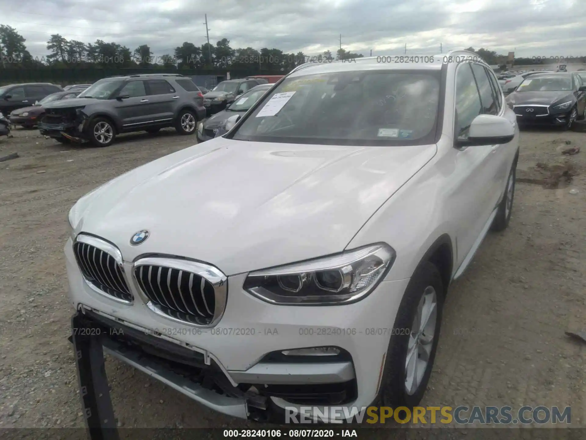 6 Photograph of a damaged car 5UXTR7C56KLR43836 BMW X3 2019