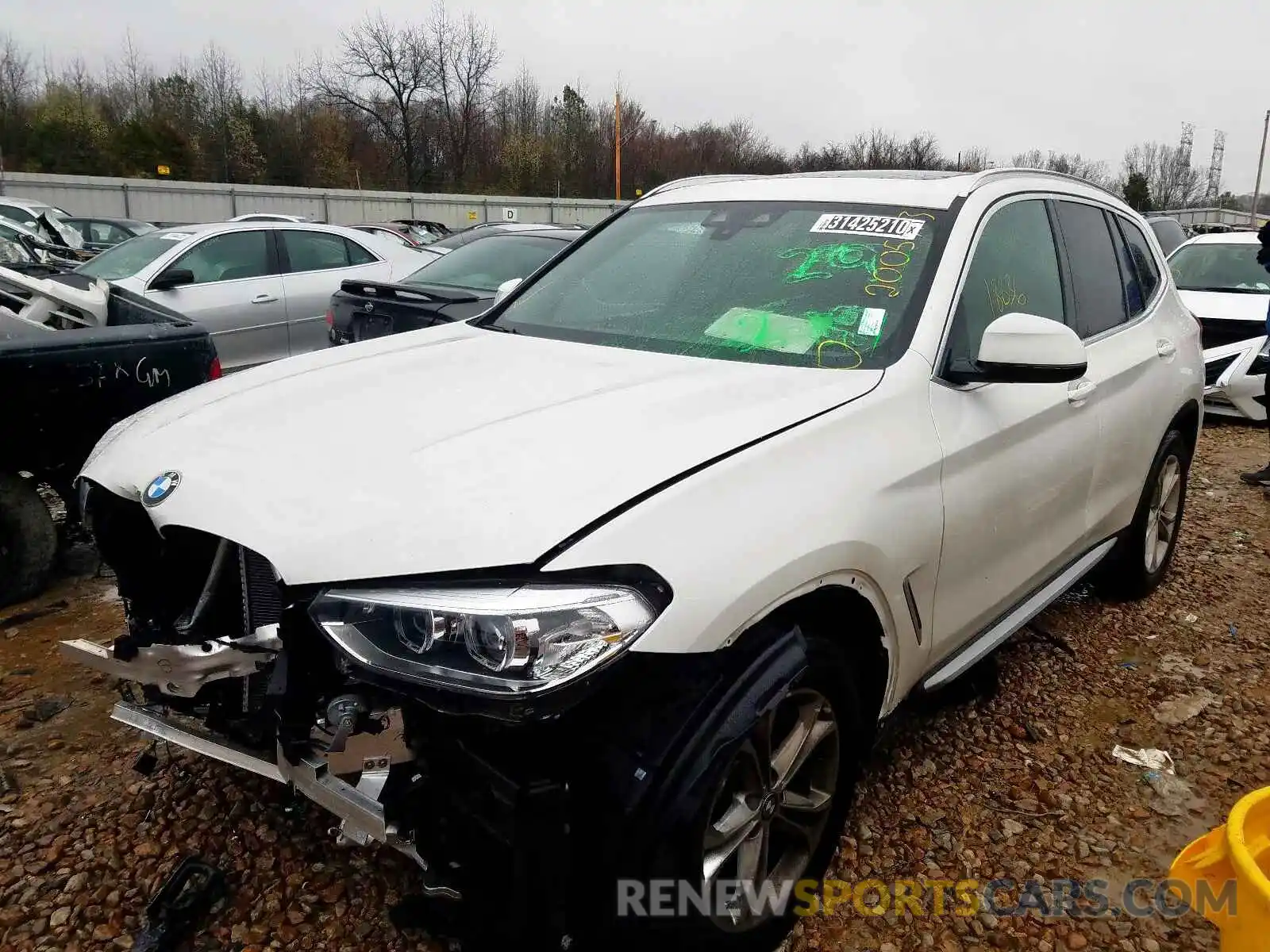 2 Photograph of a damaged car 5UXTR7C56KLR44033 BMW X3 2019