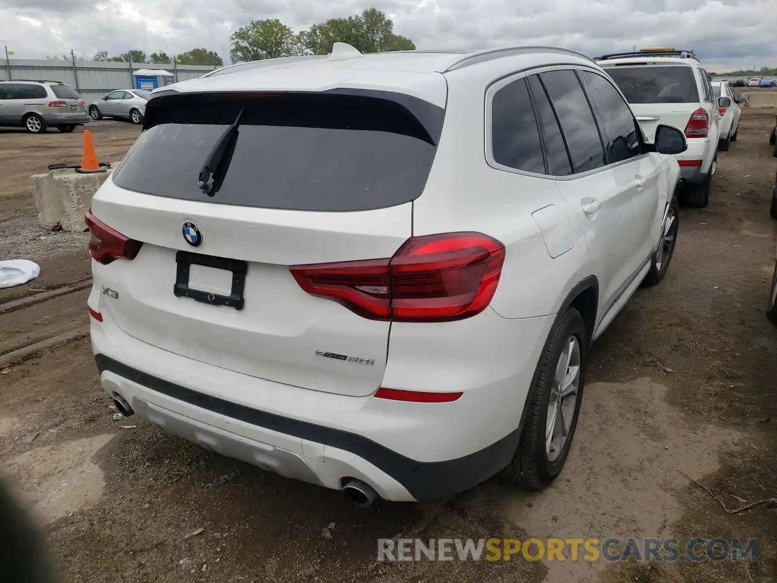 4 Photograph of a damaged car 5UXTR7C56KLR44534 BMW X3 2019