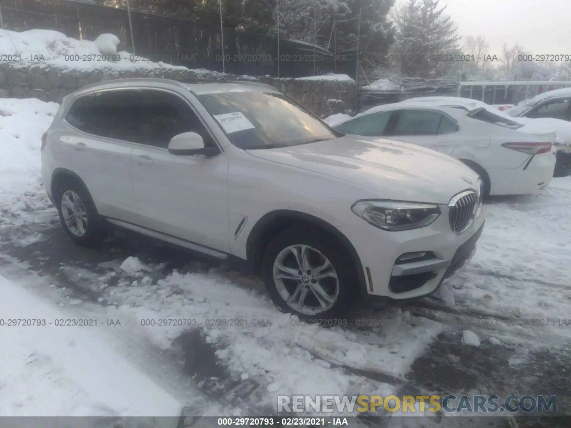 1 Photograph of a damaged car 5UXTR7C56KLR44596 BMW X3 2019