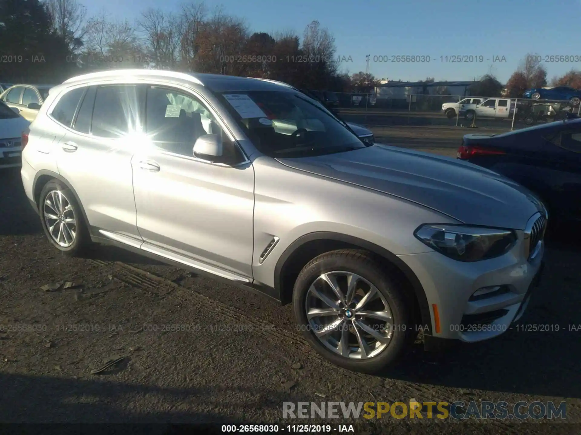 1 Photograph of a damaged car 5UXTR7C56KLR44954 BMW X3 2019