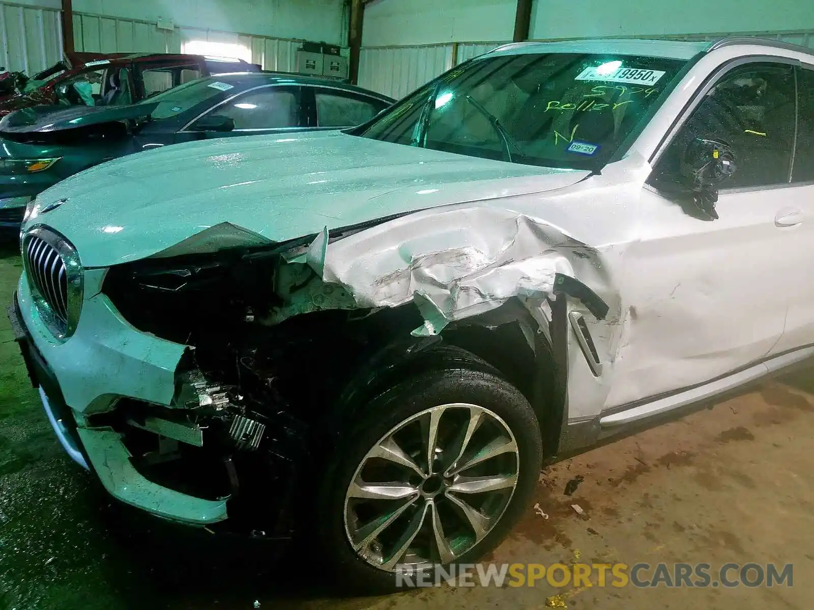 9 Photograph of a damaged car 5UXTR7C56KLR45974 BMW X3 2019