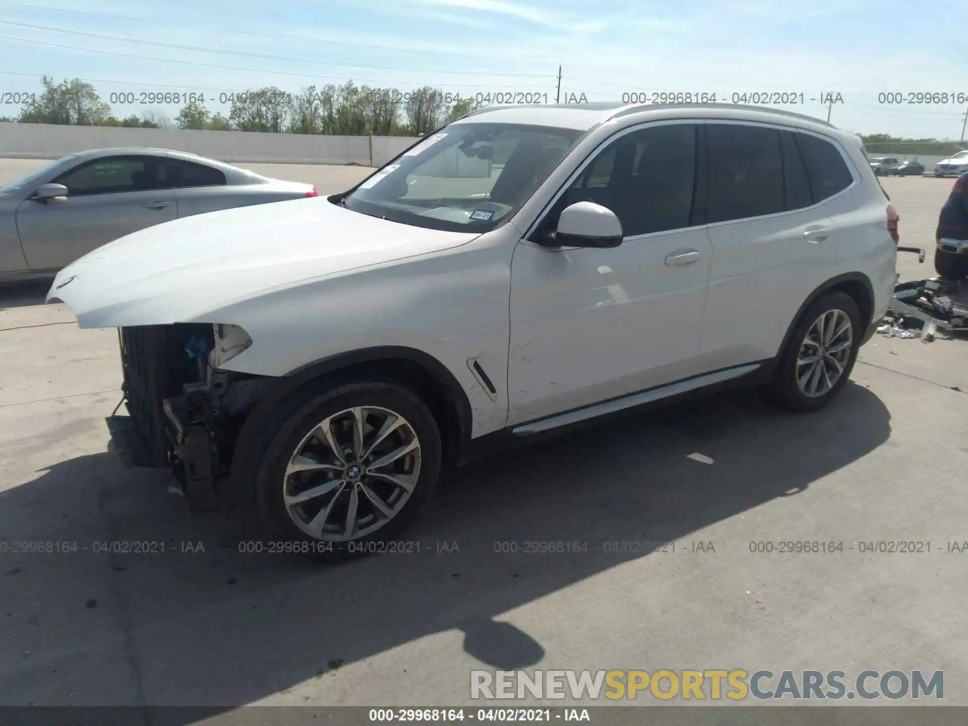 2 Photograph of a damaged car 5UXTR7C56KLR46896 BMW X3 2019