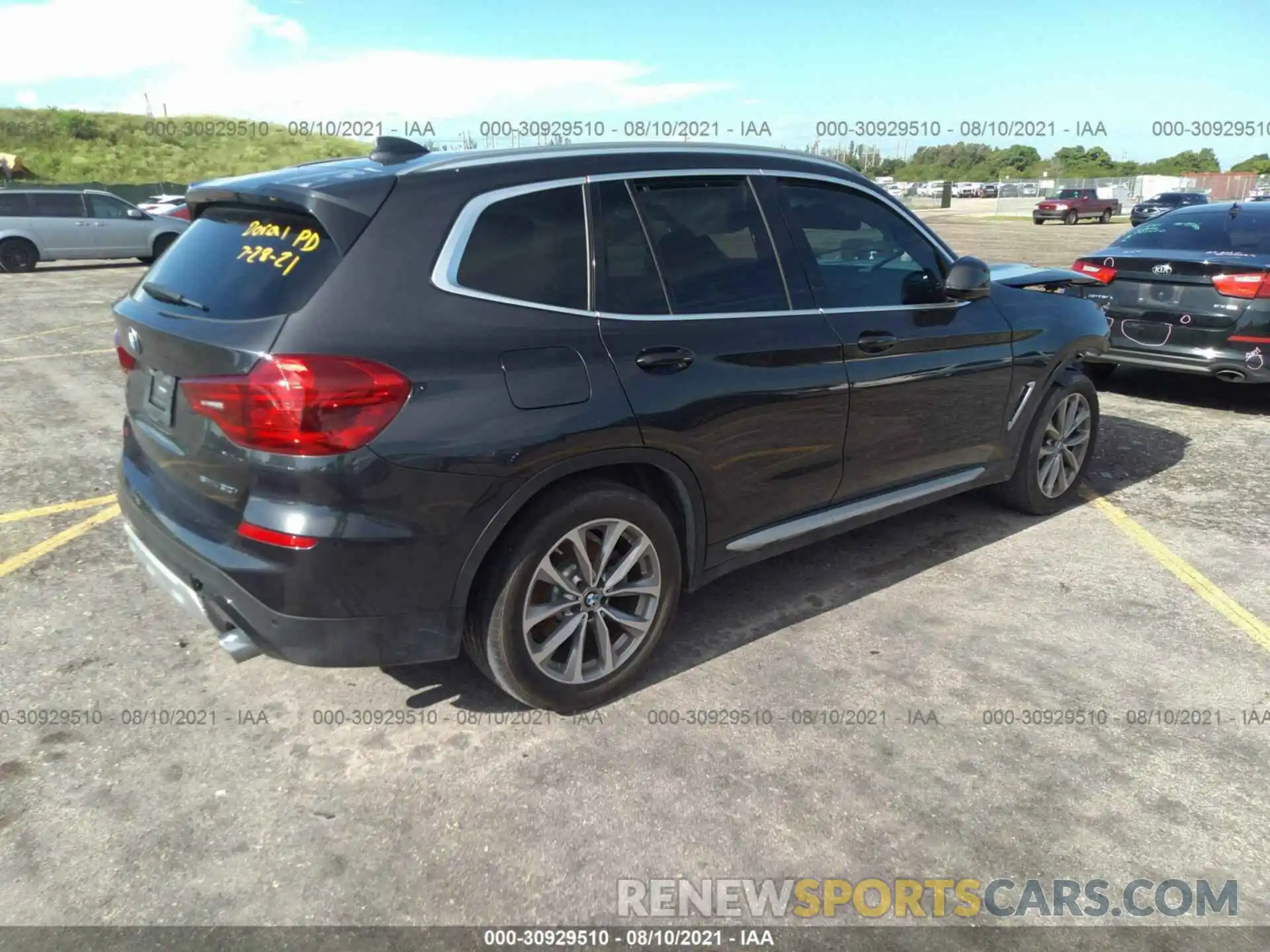 4 Фотография поврежденного автомобиля 5UXTR7C56KLR47577 BMW X3 2019