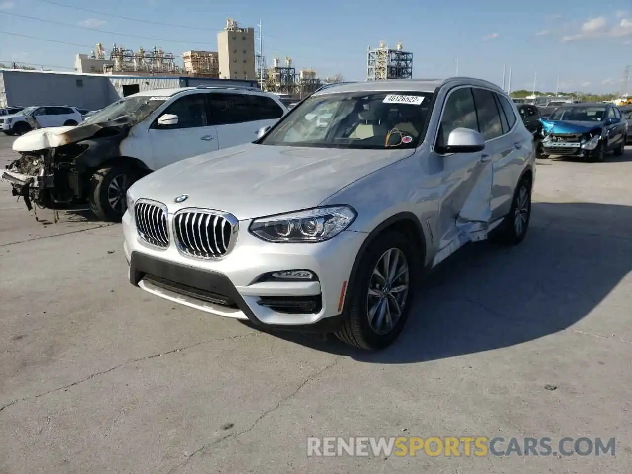 2 Photograph of a damaged car 5UXTR7C56KLR47742 BMW X3 2019