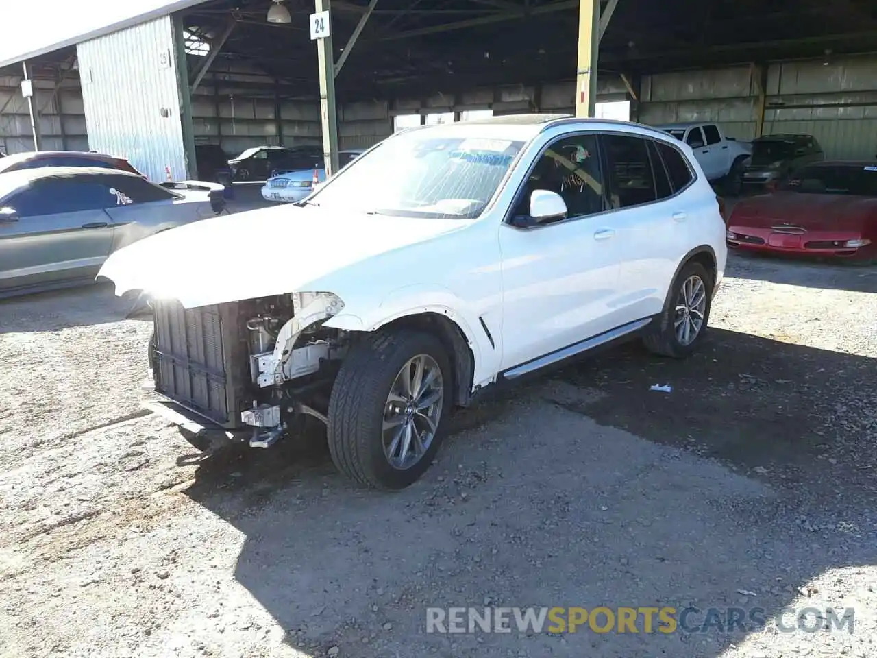 2 Photograph of a damaged car 5UXTR7C56KLR48552 BMW X3 2019