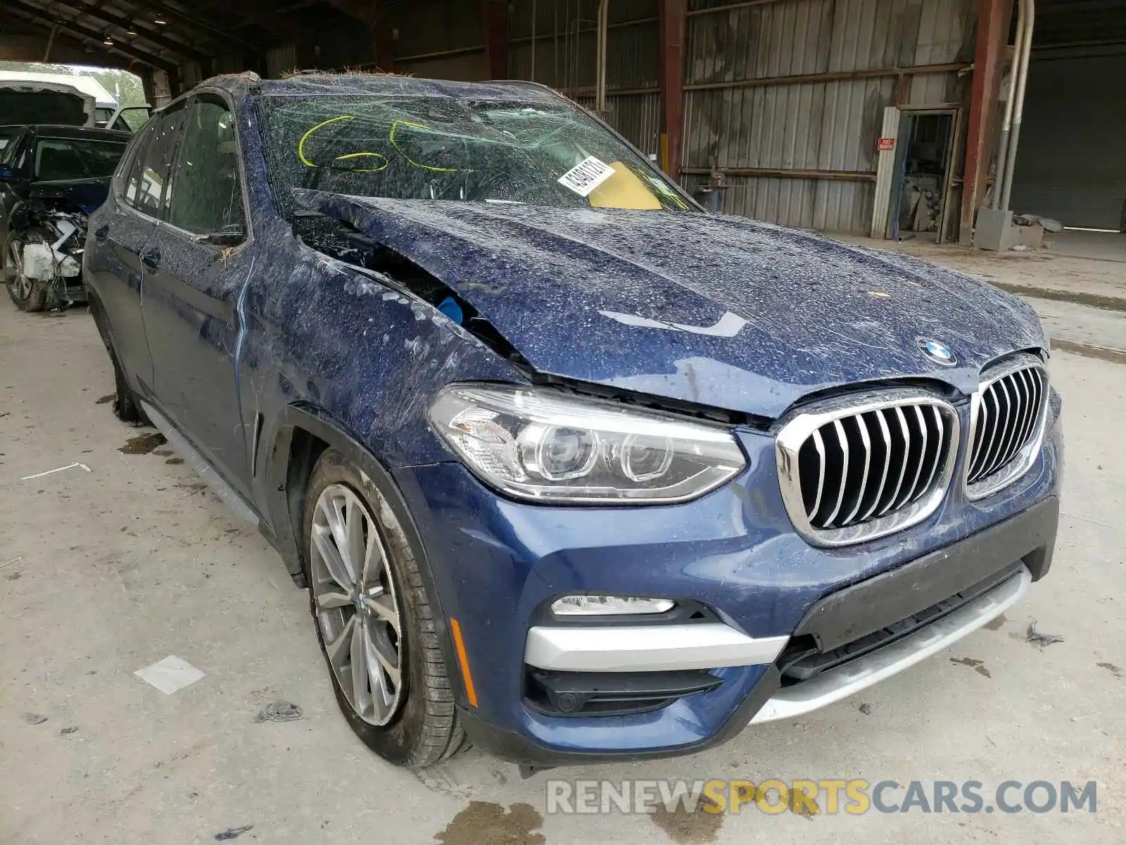 1 Photograph of a damaged car 5UXTR7C56KLR48891 BMW X3 2019