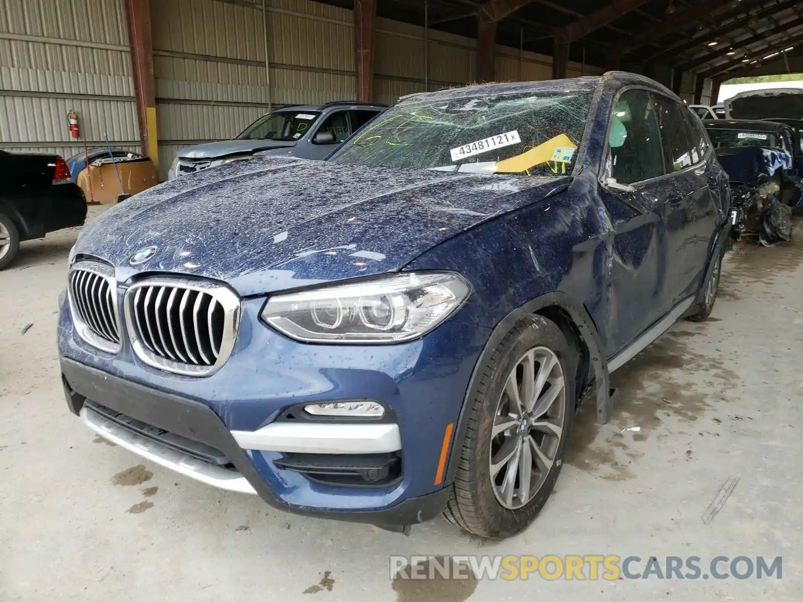 2 Photograph of a damaged car 5UXTR7C56KLR48891 BMW X3 2019