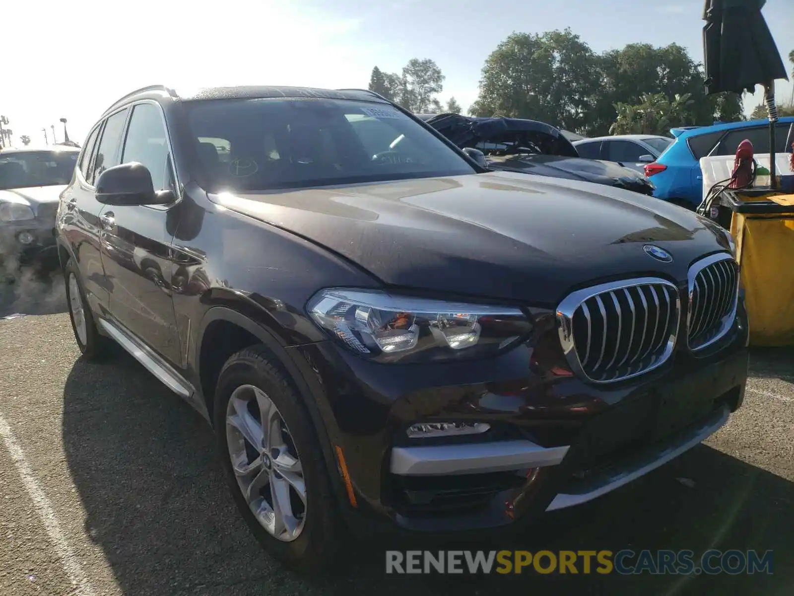 1 Photograph of a damaged car 5UXTR7C56KLR49944 BMW X3 2019