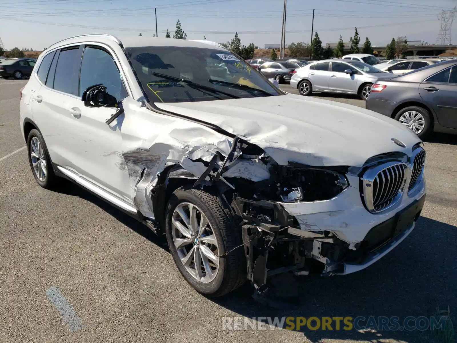 1 Photograph of a damaged car 5UXTR7C56KLR53587 BMW X3 2019