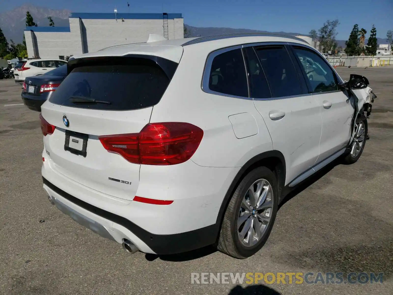 4 Photograph of a damaged car 5UXTR7C56KLR53587 BMW X3 2019