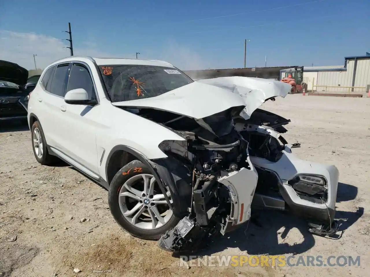 1 Photograph of a damaged car 5UXTR7C57KLE94251 BMW X3 2019