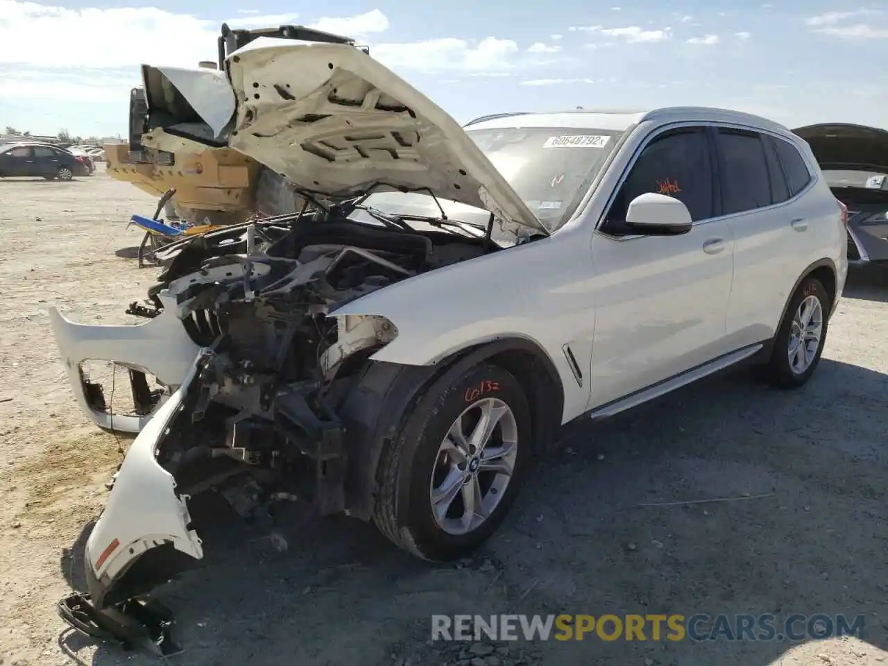 2 Photograph of a damaged car 5UXTR7C57KLE94251 BMW X3 2019