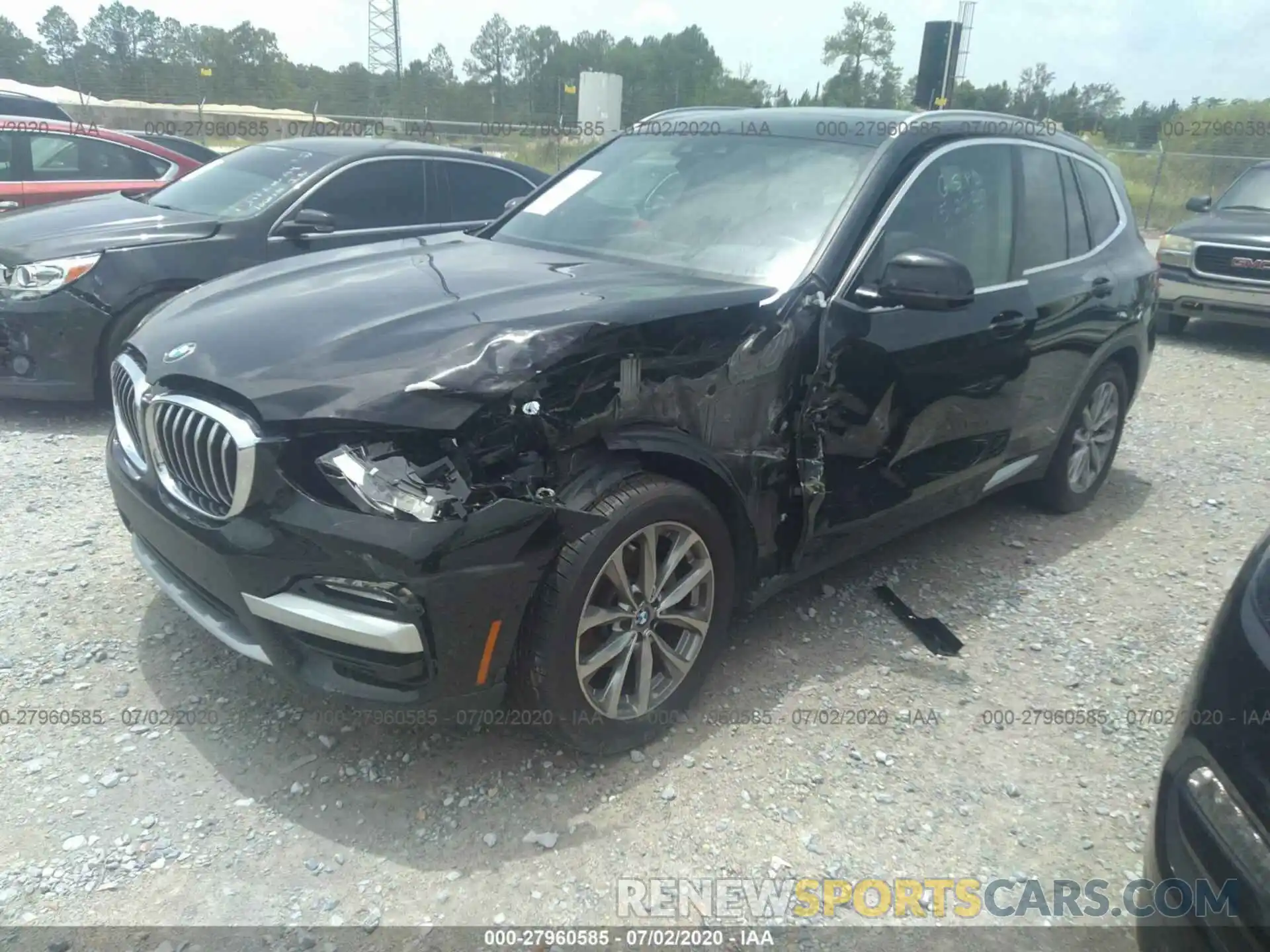 2 Photograph of a damaged car 5UXTR7C57KLE94962 BMW X3 2019