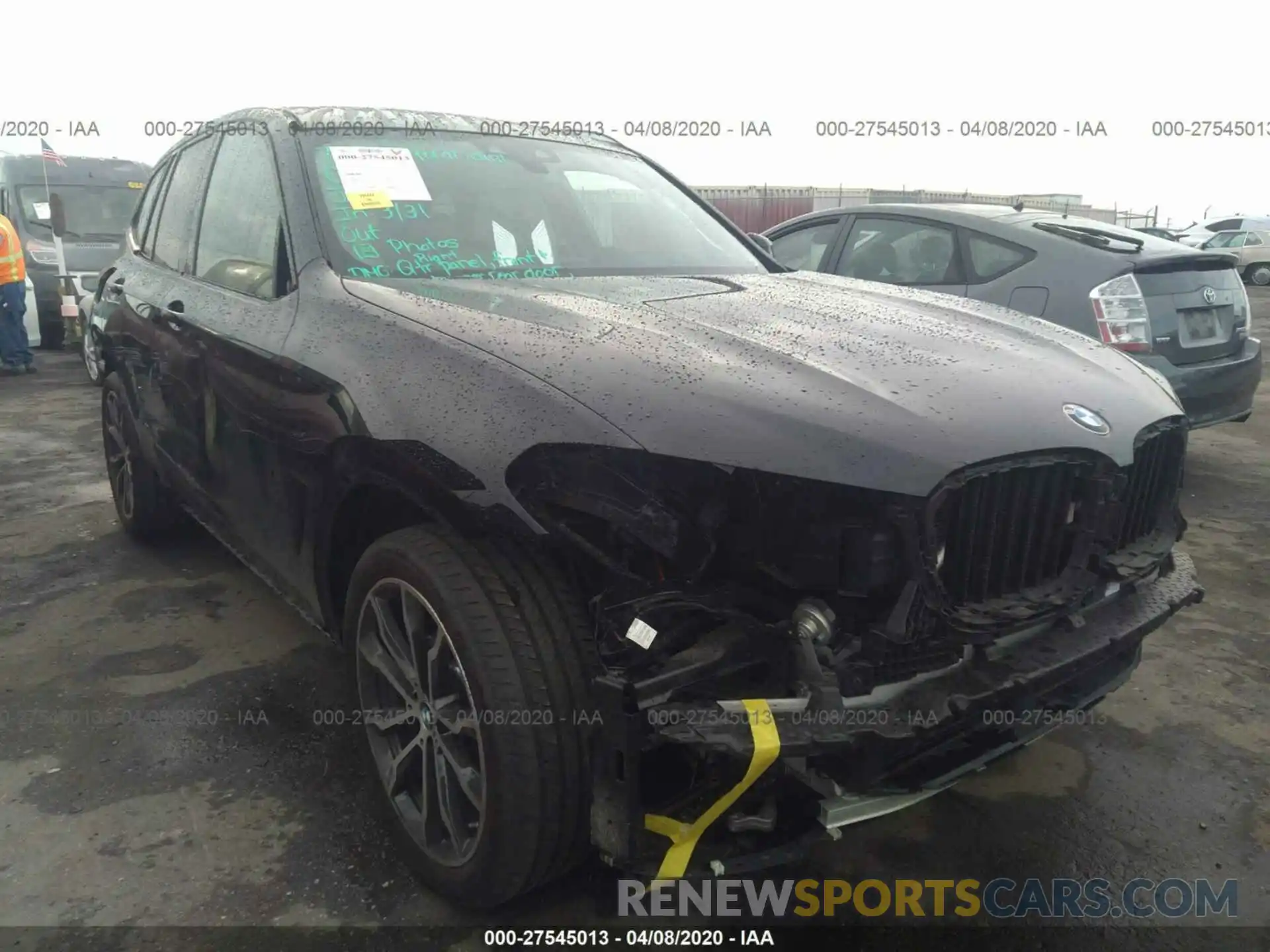 1 Photograph of a damaged car 5UXTR7C57KLE96369 BMW X3 2019