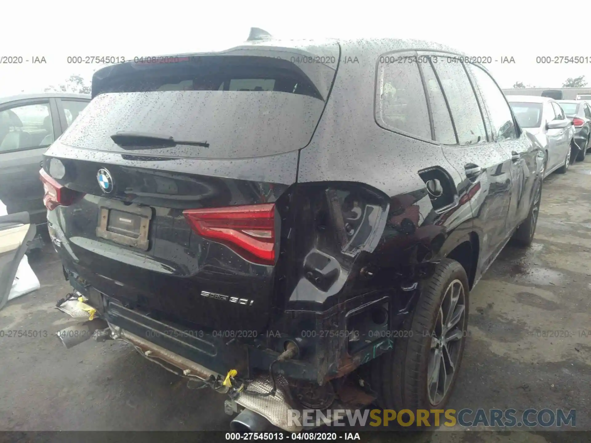 4 Фотография поврежденного автомобиля 5UXTR7C57KLE96369 BMW X3 2019