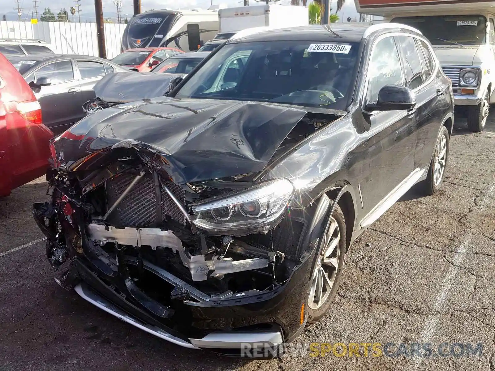 2 Photograph of a damaged car 5UXTR7C57KLE96453 BMW X3 2019