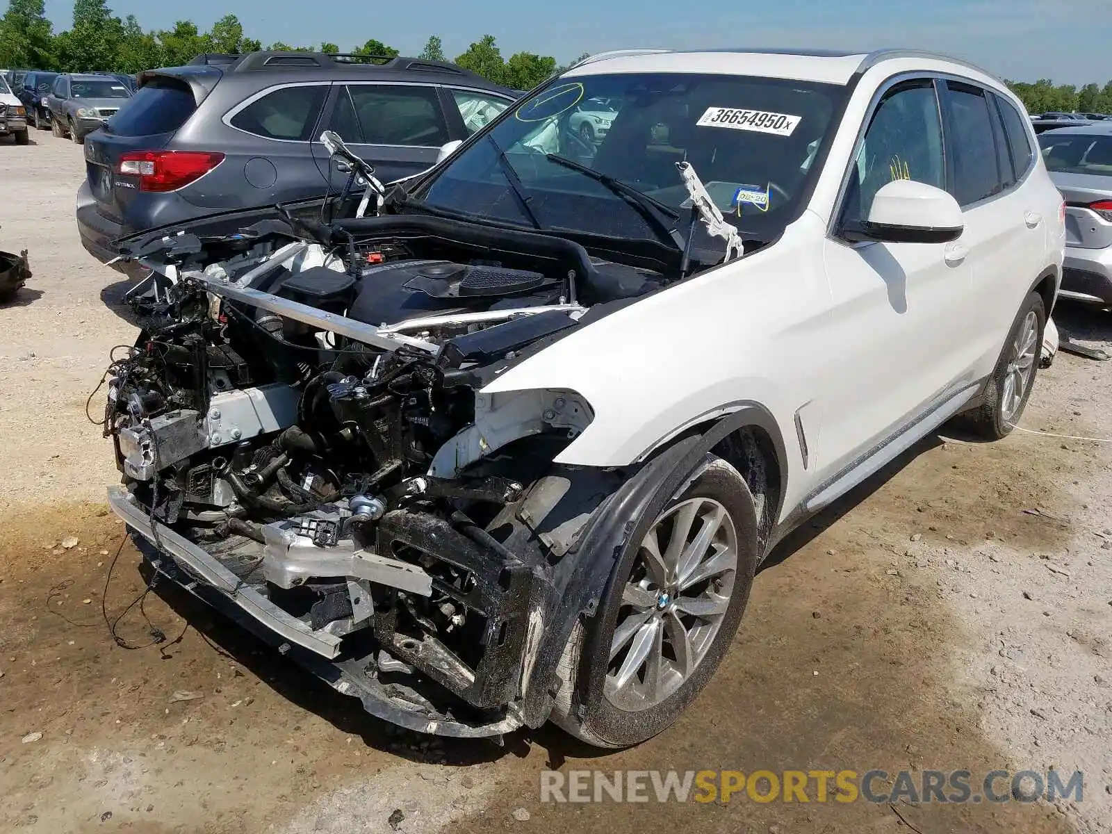 2 Photograph of a damaged car 5UXTR7C57KLE96534 BMW X3 2019