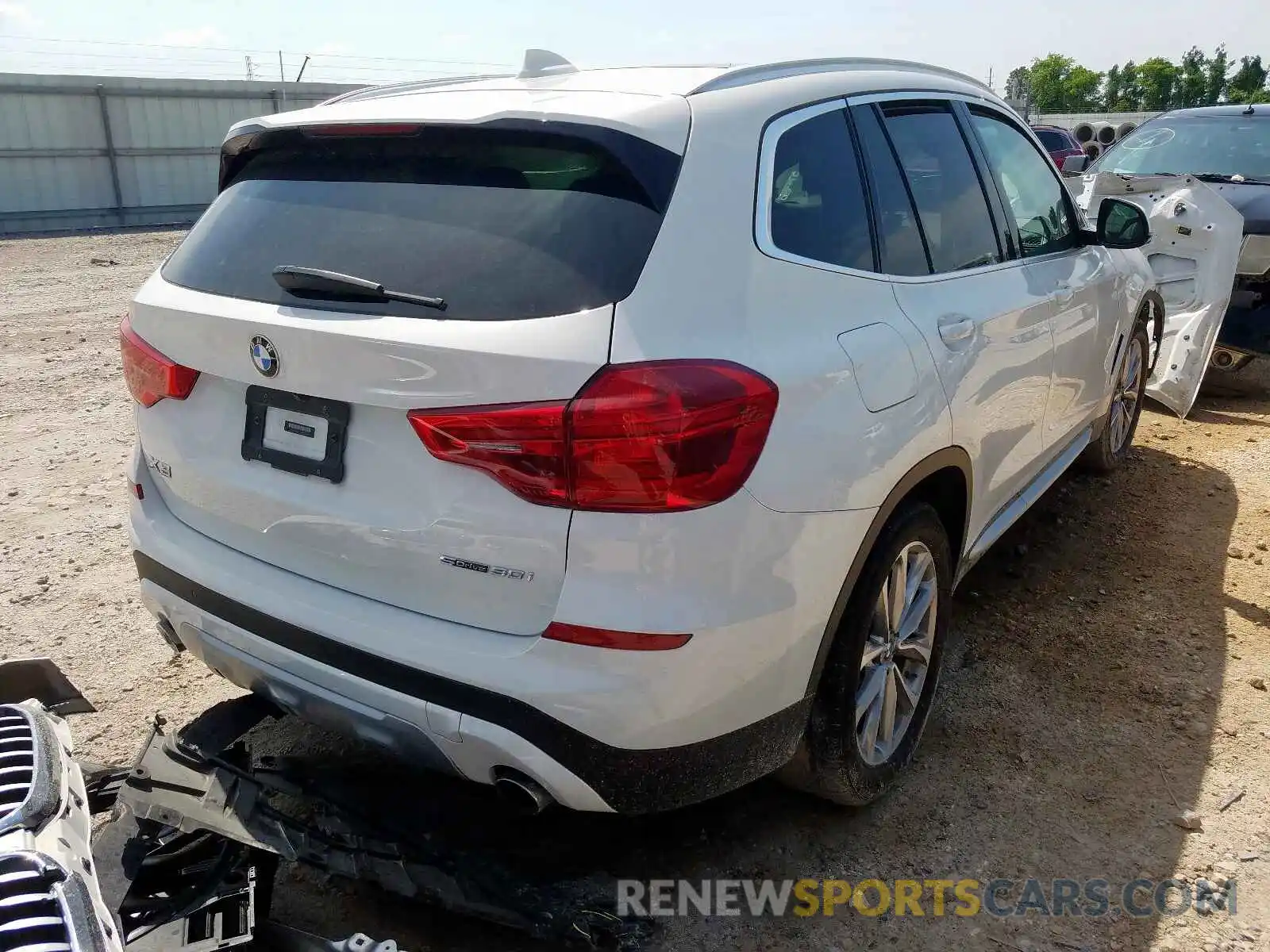 4 Photograph of a damaged car 5UXTR7C57KLE96534 BMW X3 2019