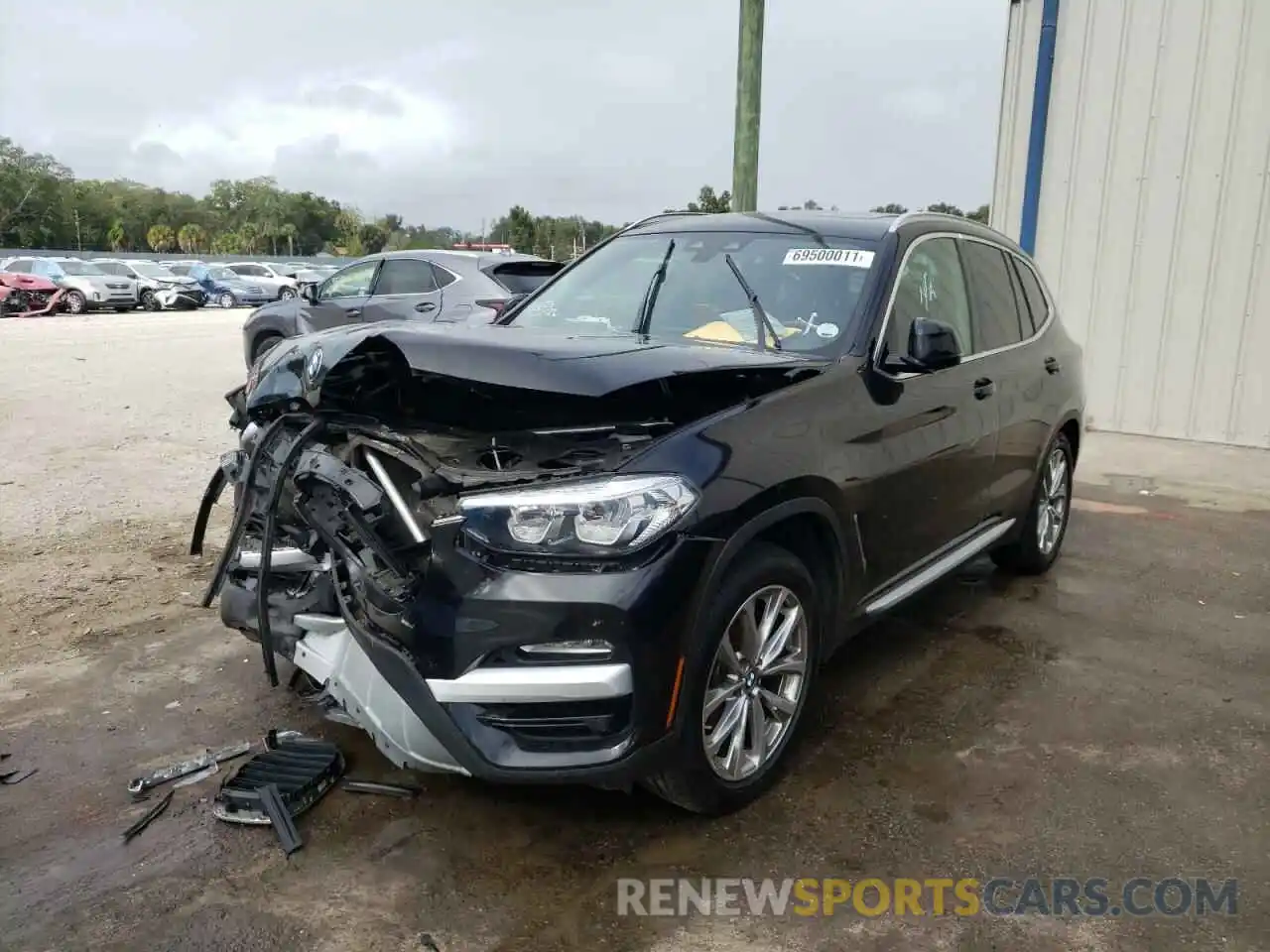 2 Photograph of a damaged car 5UXTR7C57KLE97814 BMW X3 2019