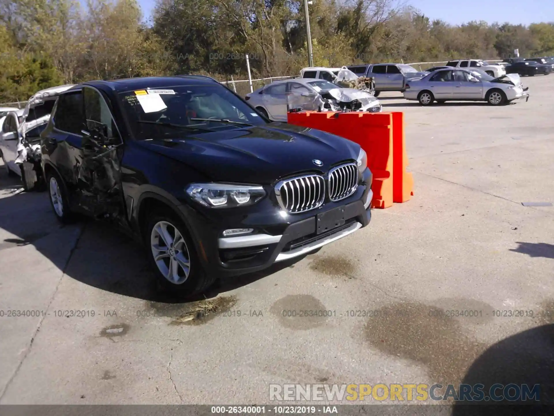 1 Photograph of a damaged car 5UXTR7C57KLF24414 BMW X3 2019