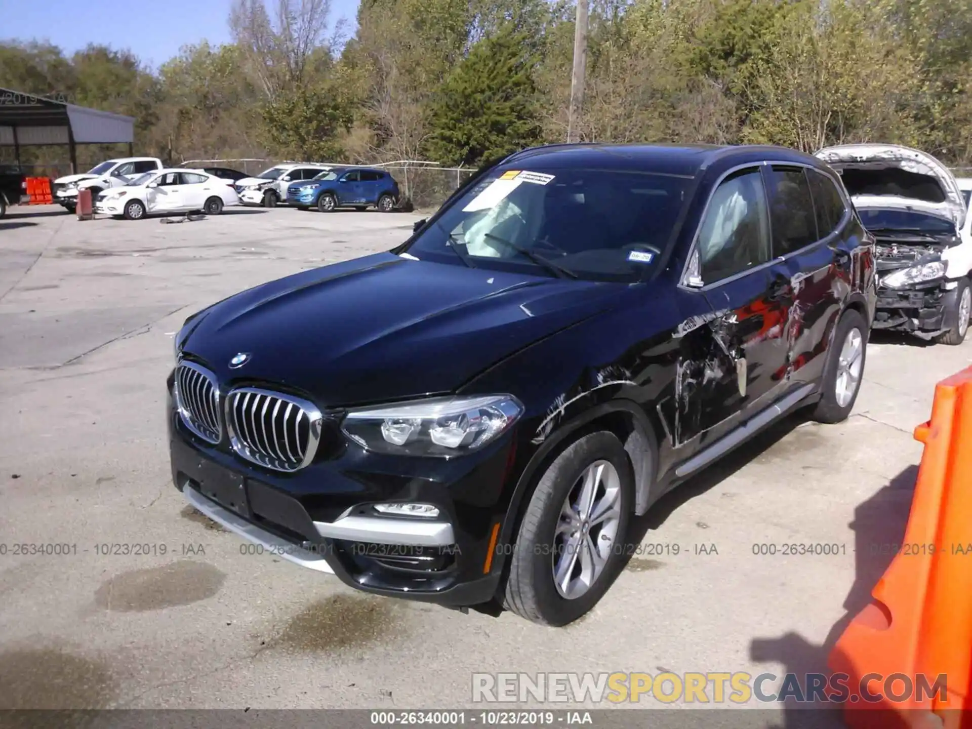 2 Photograph of a damaged car 5UXTR7C57KLF24414 BMW X3 2019