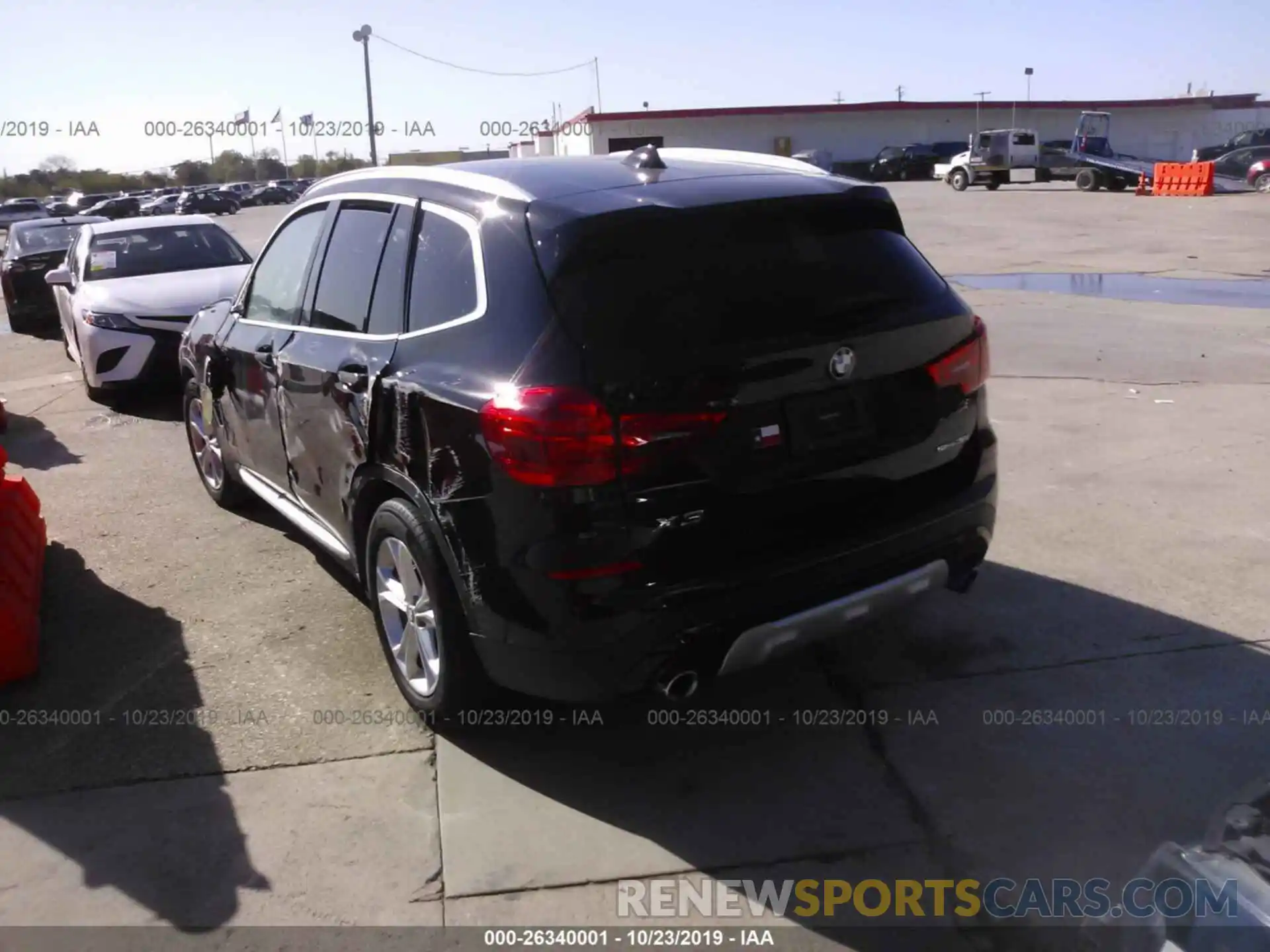 3 Photograph of a damaged car 5UXTR7C57KLF24414 BMW X3 2019