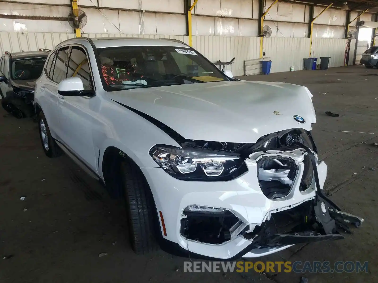 1 Photograph of a damaged car 5UXTR7C57KLF24932 BMW X3 2019