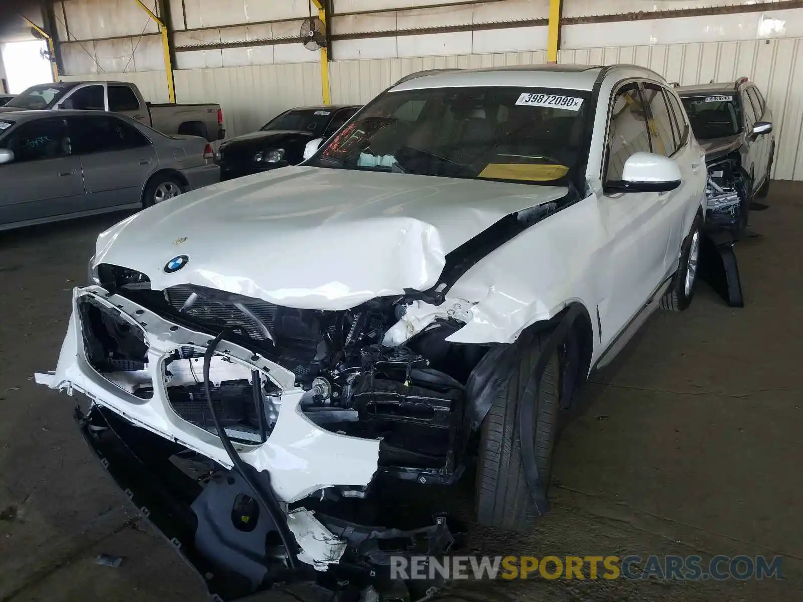 2 Photograph of a damaged car 5UXTR7C57KLF24932 BMW X3 2019