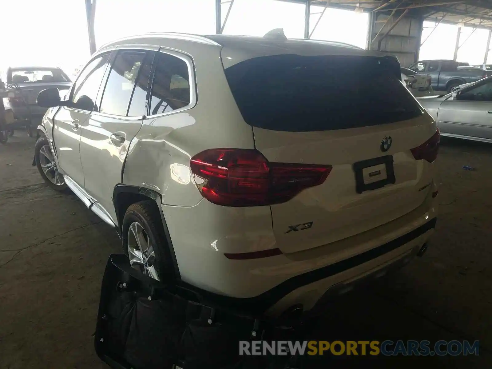 3 Photograph of a damaged car 5UXTR7C57KLF24932 BMW X3 2019